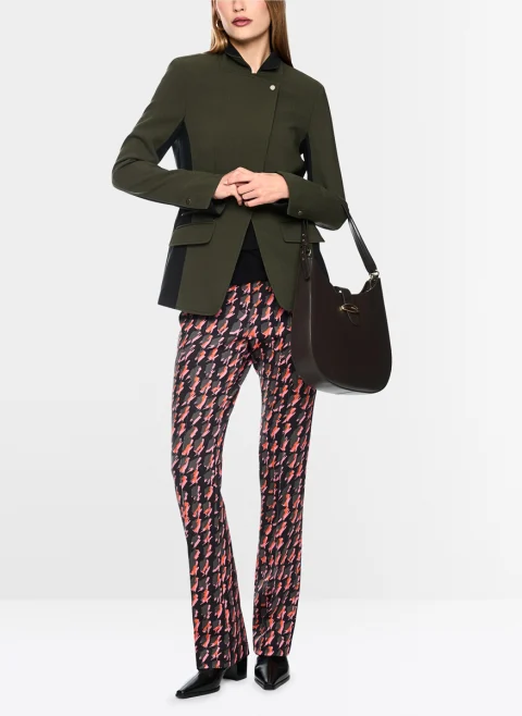 Блейзър с контрастни кантове Marc Cain Collections — снимка 6