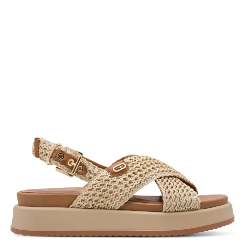 Дамски Сандали На Платформа TAMARIS – 1-28224-46-400 BEIGE