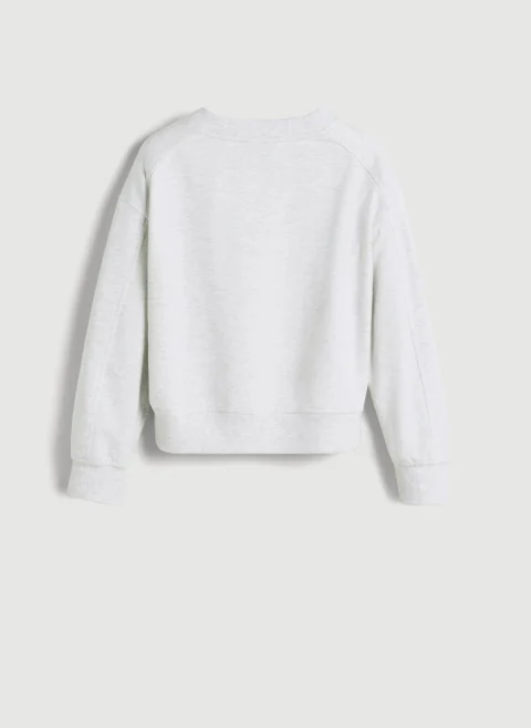 Суитшърт с принт Brunello Cucinelli Kids 4-6 — снимка 3