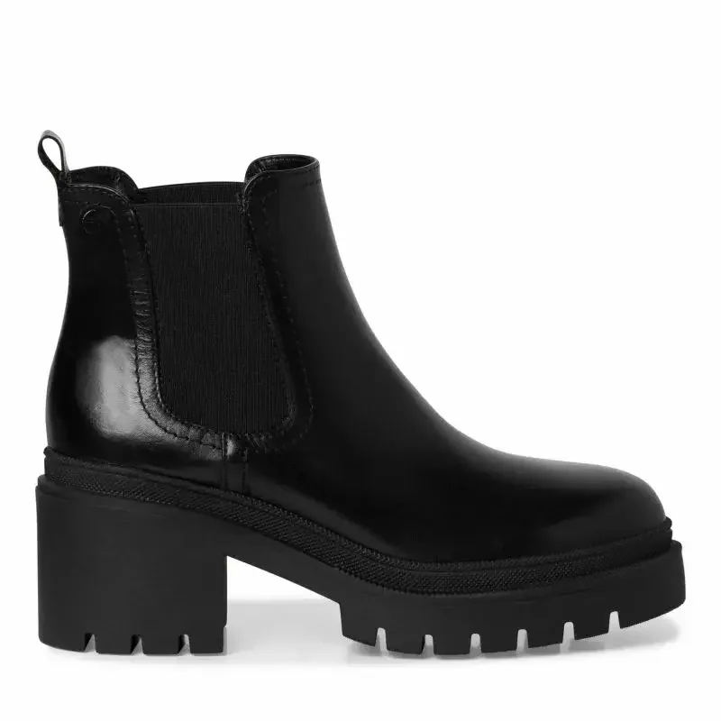 Дамски Боти На Ток TAMARIS – 1-25459-41-003 BLACK LEATHER