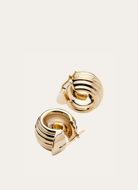 Обеци 'Gancini' Ferragamo — снимка 2