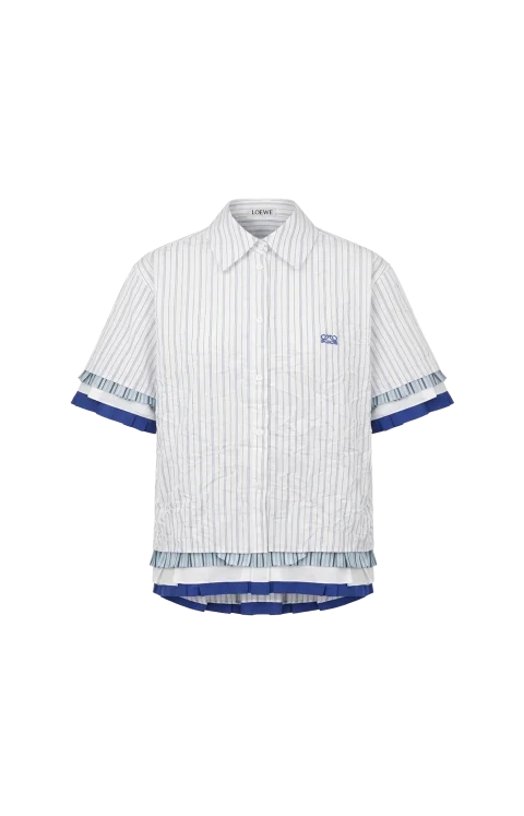 Short Sleeve Shirt in Technical Cotton