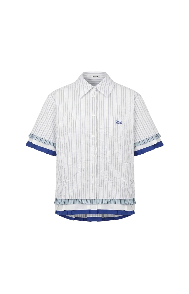 Short Sleeve Shirt in Technical Cotton