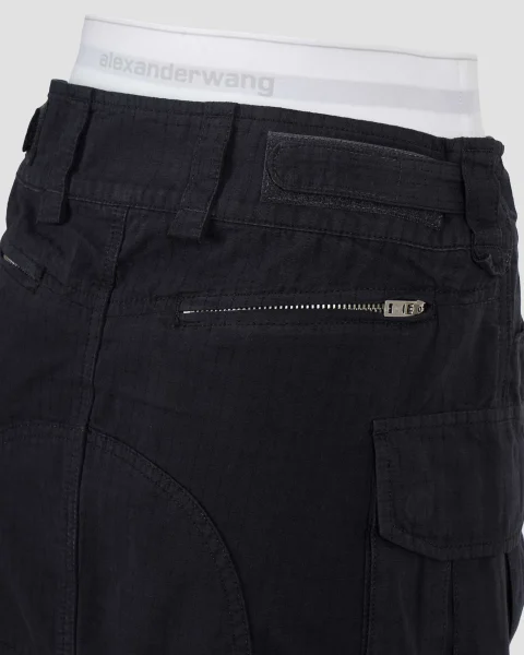 Logo-Waistband Mini Skirt — снимка 2