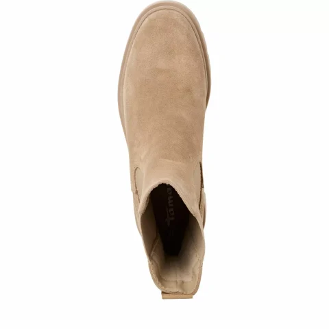 Дамски Равни Боти TAMARIS – 1-25992-41-401 BEIGE SUEDE — снимка 5
