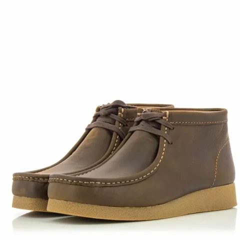 Мъжки Ежедневни Боти CLARKS – 26172822 WALLABEEEVO BT BEESWAX — снимка 2