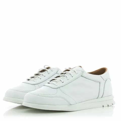 Дамски Ежедневни VENEZIA – 446-45632 LEATHER WHITE — снимка 3