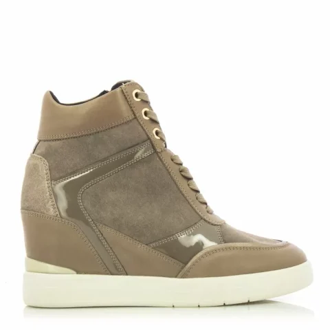 Дамски Сникърс GEOX – D35PRB D MAURICA DK TAUPE