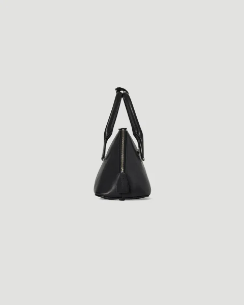 Mini Devon Bag in Black Calfskin Leather — снимка 3