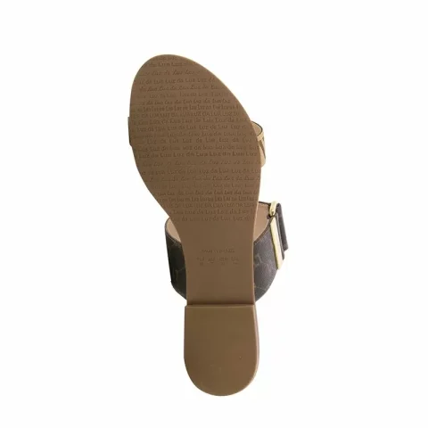 Дамски Равни Чехли LUZ DA LUA – 53120010 MOCCA/AMEDOA — снимка 4
