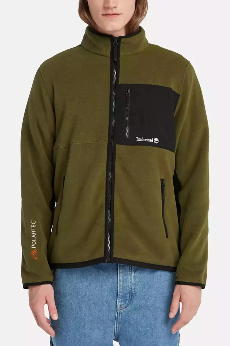 Яке Sherburne Polartec 200 Mix Media Fleece TB0A6NH13021 312 olive — снимка 2