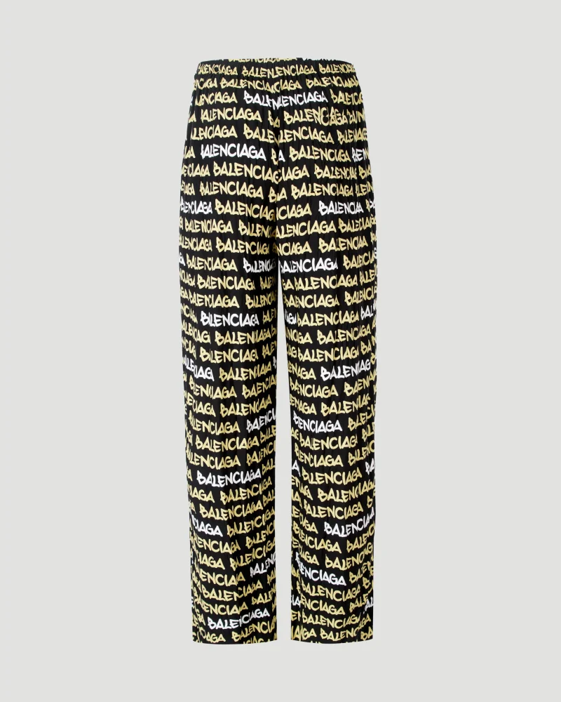 Viscose Pyjama Pants with Logo — снимка 2