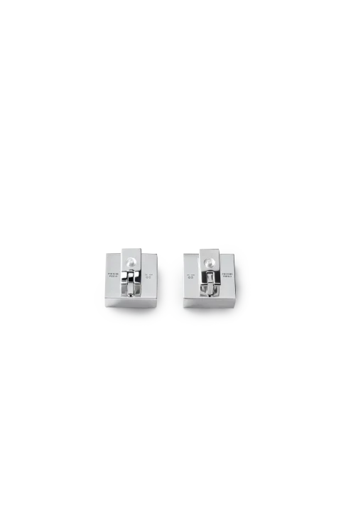 Cube Studs in Silver — снимка 2