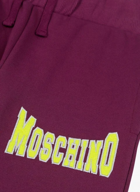 Спортен панталон с раиран мотив Moschino Kids — снимка 3