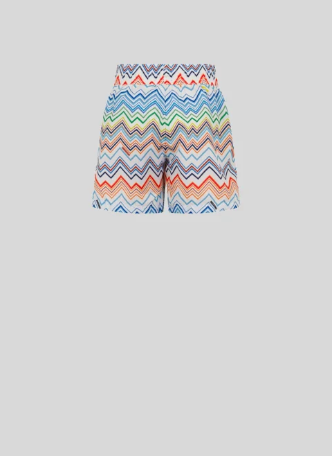Бански с принт 'Zig-Zag' Missoni Kids — снимка 2
