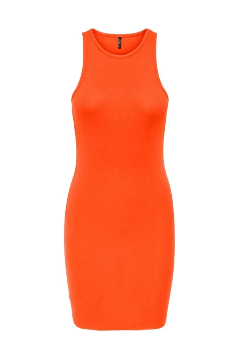 Рокля Onlmilli S/L Short Dress Jrs 15285620 17-1462 TCX flame
