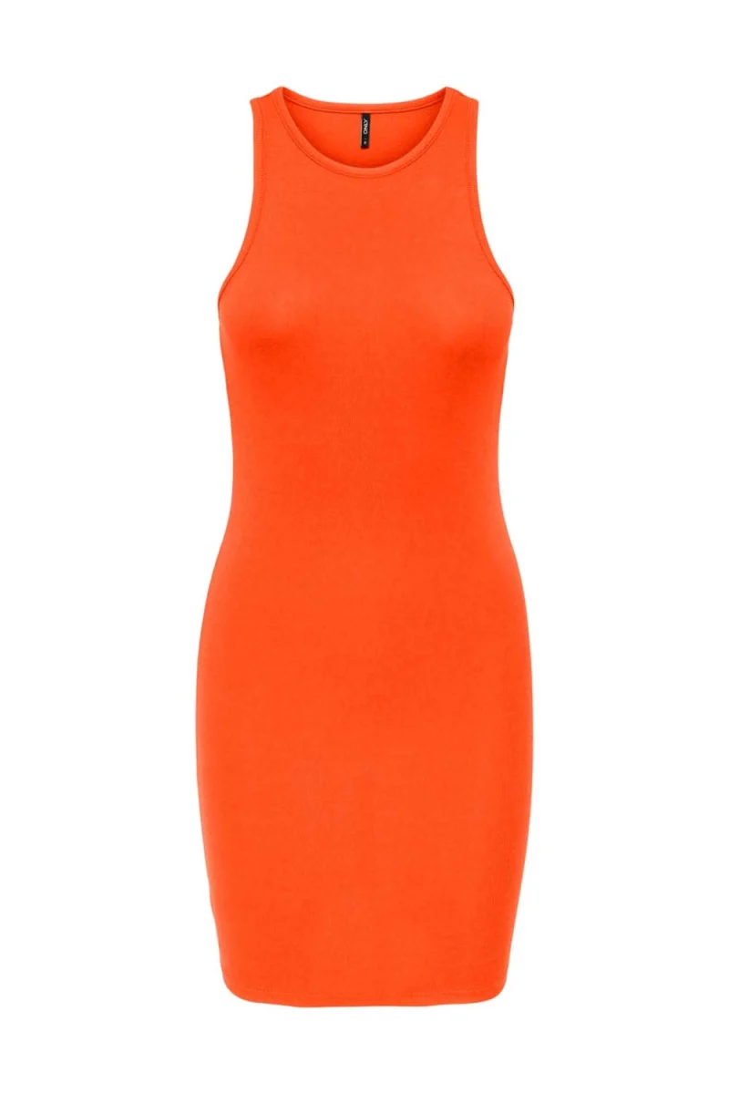 Рокля Onlmilli S/L Short Dress Jrs 15285620 17-1462 TCX flame