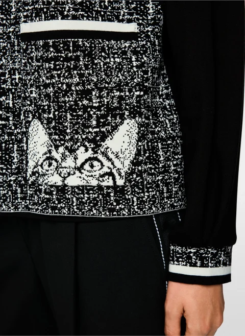 Жилетка с 'cat' мотив Marc Cain Sports — снимка 5