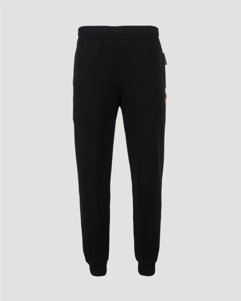 Check Panel Cotton Jogging Pants — снимка 2