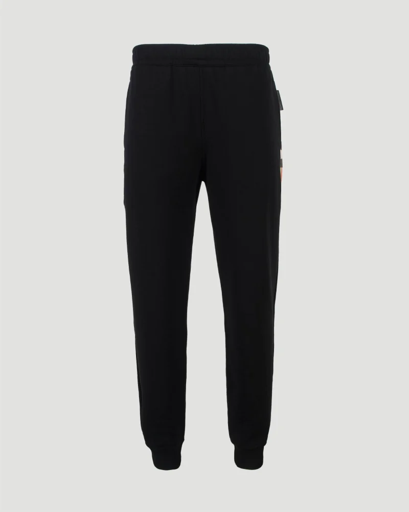 Check Panel Cotton Jogging Pants — снимка 2