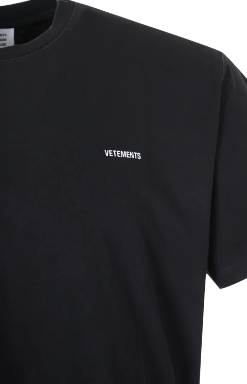 Logo-Print Short-Sleeve T-Shirt — снимка 2