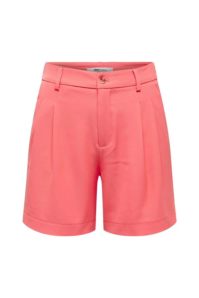 Къс панталон Onllaura Hw Pleat Shorts Tlr 15283912 16-1641 TCX georgia peach