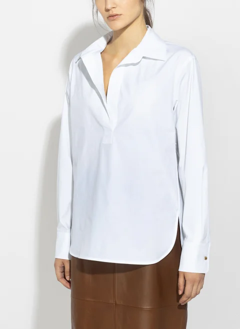 Риза 'Stretch cotton' Max Mara Mxmviolino — снимка 3