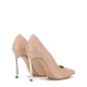 Дамски бежови обувки с ток "Blade" Casadei — снимка 4