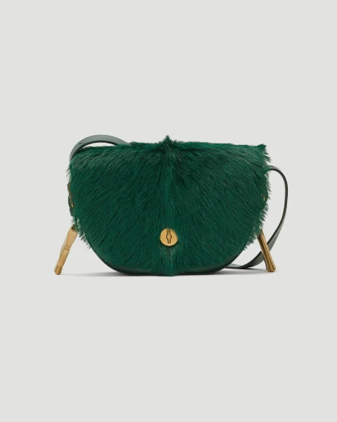Chess Satchel Goat-Fur Bag