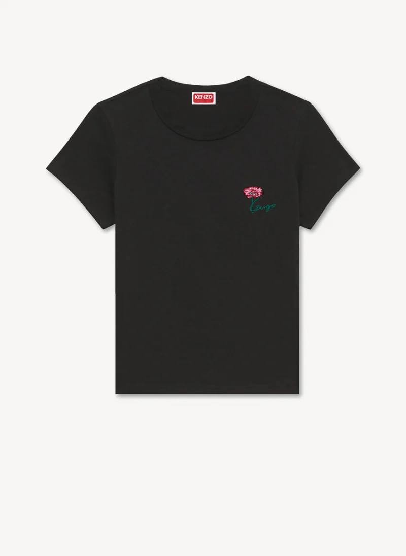 Тишърт с бродерия 'Tulip' Kenzo — снимка 5