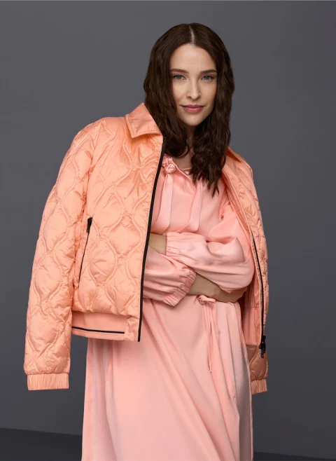 Капитонирано яке с контрастни детайли Marc Cain Sports — снимка 6