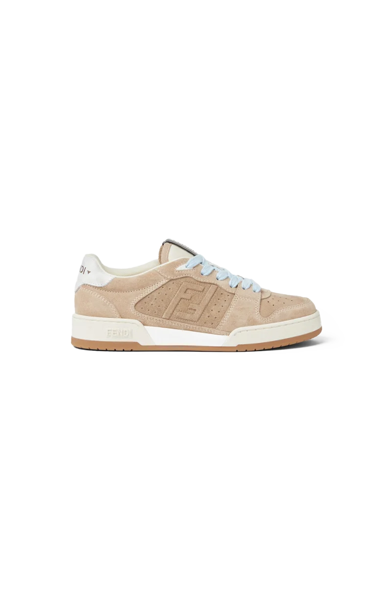Match Sneakers in Beige Suede