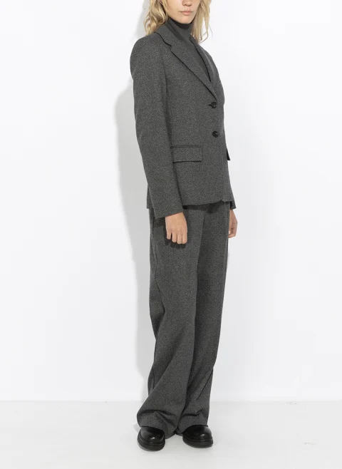 Едноредно сако с вълна Weekend Max Mara Wkdferoce — снимка 3