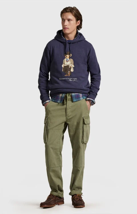 Памучен суитшърт с Polo Bear принт — снимка 2