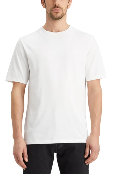 T-Shirt Core-Logo 179191 0006 white — снимка 2
