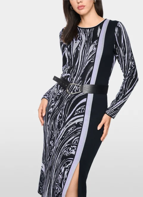 Рокля от фино плетиво Marc Cain Collections — снимка 5