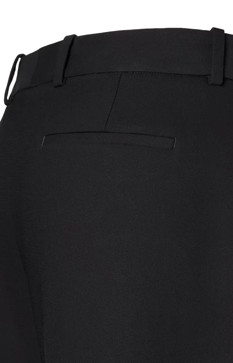 Silk and Cotton Trousers in Black — снимка 2