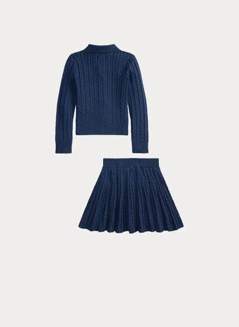 Комплект 'Cable-knit' Ralph Lauren Kids 2-7 — снимка 5
