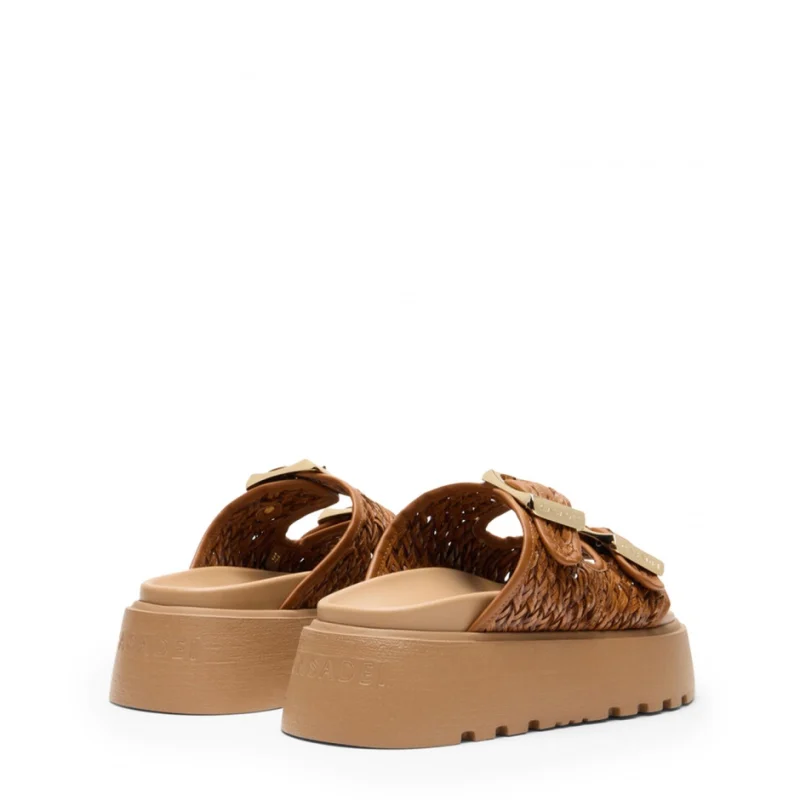 Дамски чехли с платформа Birky Suncity Casadei — снимка 7