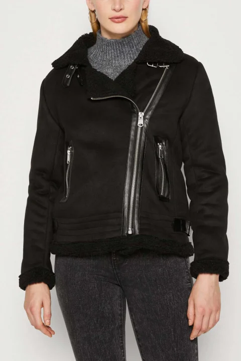 Яке Onlnewdiana Life Aviator 15304775 C-N10 black — снимка 2