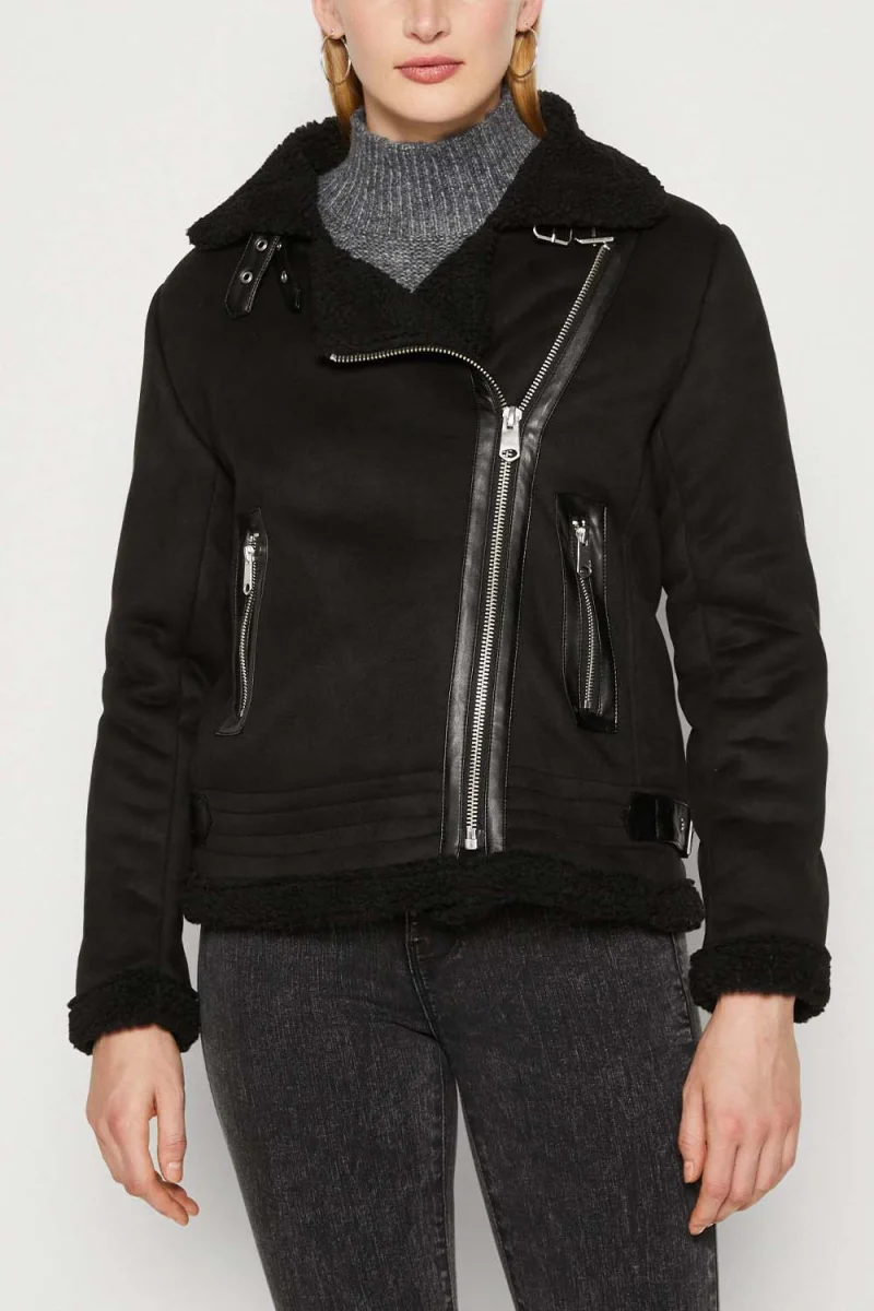 Яке Onlnewdiana Life Aviator 15304775 C-N10 black — снимка 2