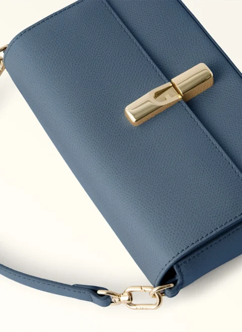 Мини чанта Furla Iride Grigio Blu — снимка 2