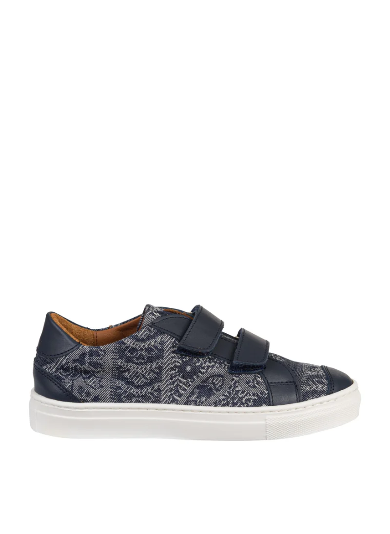 Кецове с детайли от кожа Etro Kids