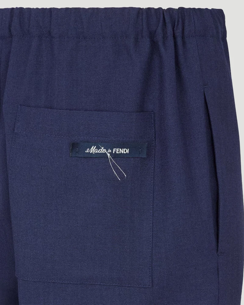 Wool Trousers in Navy — снимка 3
