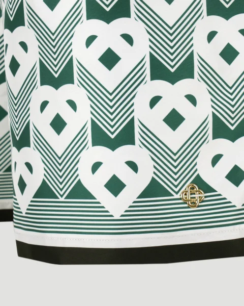 Heart Monogram Swim Shorts — снимка 2
