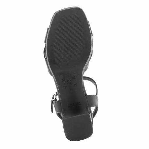 Дамски Сандали На Ток COMFORTFLEX – 2277402-8 BLACK — снимка 4