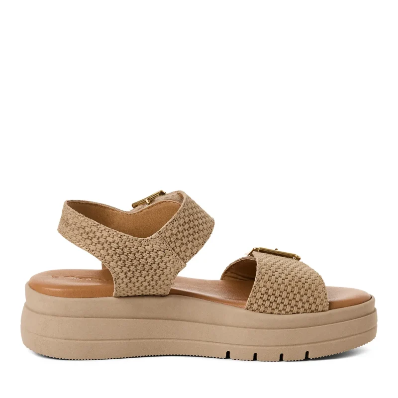 Дамски Сандали На Платформа TAMARIS – 1-28209-46-330 TAUPE STRUCT. — снимка 2