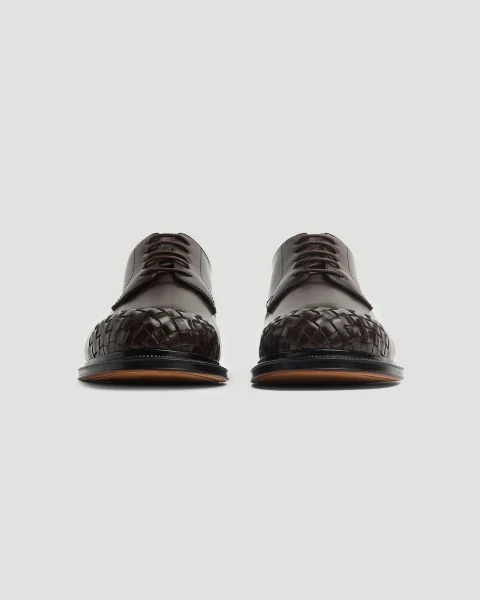 James Lace-Up Shoe in Brown — снимка 3