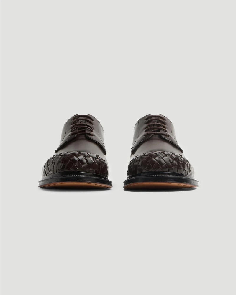 James Lace-Up Shoe in Brown — снимка 3