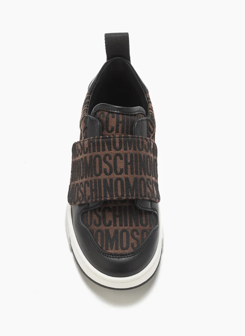 Кецове с лого принт Moschino Kids — снимка 5